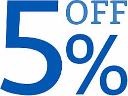 5 percent off coupon